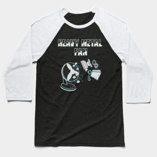 Heavy Metal Fan Baseball T-Shirt